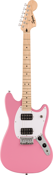 Squier Sonic™ Mustang® HH Maple Fingerboard Flash Pink – The