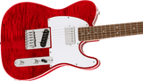 Squier Affinity Series® Telecaster® FMT SH Laurel Fingerboard Crimson Red Transparent