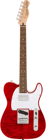 Squier Affinity Series® Telecaster® FMT SH Laurel Fingerboard Crimson Red Transparent