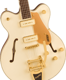 Gretsch Electromatic™ Pristine LTD Center Block Double-Cut with Bigsby® Laurel Fingerboard White Gold