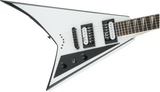 Jackson JS Series Rhoads JS32T Amaranth Fingerboard White with Black Bevels