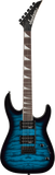 Jackson JS Series Dinky® JS20 DKQ 2PT Amaranth Fingerboard Transparent Blue Burst