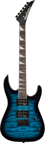 Jackson JS Series Dinky® JS20 DKQ 2PT Amaranth Fingerboard Transparent Blue Burst