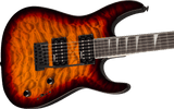 Jackson JS Series Dinky® JS20 DKQ 2PT Amaranth Fingerboard Transparent Tobacco Burst