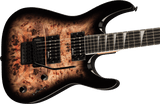 Jackson JS Series Dinky® JS32 DKAP Amaranth Fingerboard Transparent Black Burst
