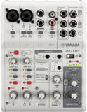 Yamaha AG06MK2 Live Streaming Mixer White