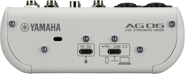 Yamaha AG06MK2 Live Streaming Mixer White – The Brantford