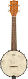 Kala KA-BNJ-MHG-C Natural Mahogany Banjo Concert Ukulele with Bag