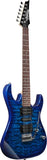 Ibanez GRX70QA Transparent Blue Burst