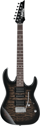 Ibanez GRX70QA Transparent Black Sunburst
