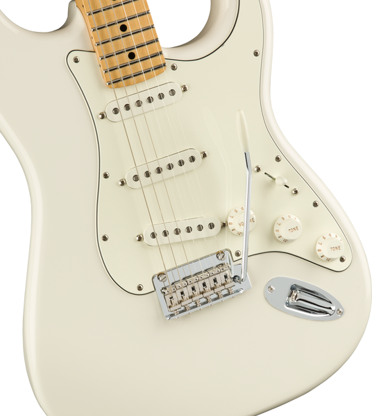 Fender Player Stratocaster® Maple Fingerboard Polar White – The 