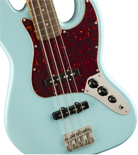 Squier　Fingerboard　Vibe　Classic　Brantford　'60s　The　Jazz　Centre　Bass®　Laurel　Daphne　Blue　–　Music