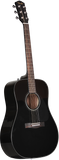 Fender CD-60 Dreadnought V3 Walnut Fingerboard Black w/Case