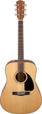 Fender CD-60 Dreadnought V3 Walnut Fingerboard Natural w/Case