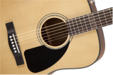 Fender CD-60 Dreadnought V3 Walnut Fingerboard Natural w/Case