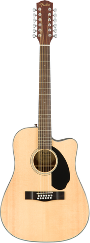 Fender CD-60SCE 12-String Walnut Fingerboard Natural