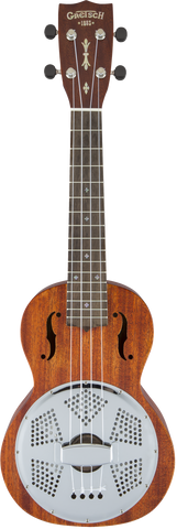Gretsch G9112 Resonator-Ukulele Ovangkol Fingerboard Honey Mahogany Stain