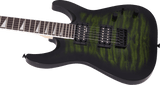 Jackson JS Series Dinky™ Arch Top JS32Q DKA HT Amaranth Fingerboard Transparent Green Burst