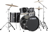 Yamaha Rydeen 5 Piece Drum Kit with Throne & Cymbals In Black Glitter