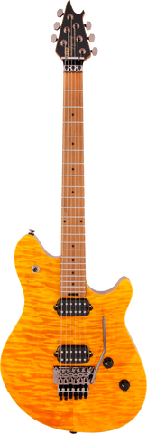 EVH Wolfgang® WG Standard QM Baked Maple Fingerboard Transparent Amber