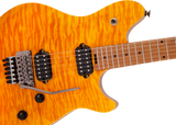 EVH Wolfgang® WG Standard QM Baked Maple Fingerboard Transparent Amber
