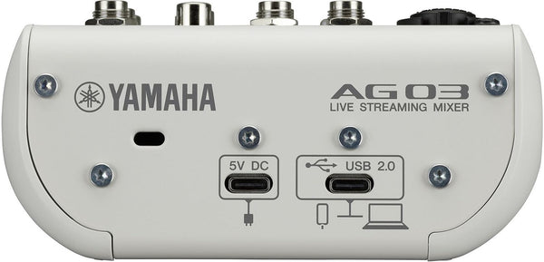 Yamaha AG03MK2 Live Streaming Mixer White – The Brantford Music Centre