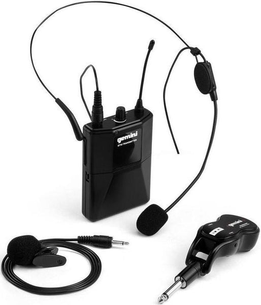 Gemini GMU HSL100 UHF Headworn Lavalier Wireless Microphone System