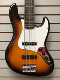 Squier Affinity Series™ Jazz Bass® V (five-string) Rosewood Fingerboard Brown Sunburst