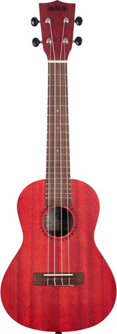 Kala Meranti Concert Ukulele Adobe Red Watercolor