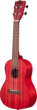 Kala Meranti Concert Ukulele Adobe Red Watercolor