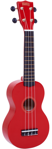 Mahalo M1 Rainbow "R" Series Soprano Ukulele Red