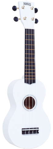 Mahalo M1 Rainbow "R" Series Soprano Ukulele White