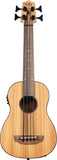 Kala UBASS-ZEB-FS Zebrawood Acoustic/Electric U•BASS® Satin Finish