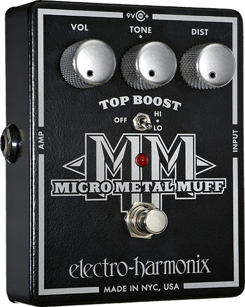 Electro-Harmonix Micro Metal Muff Distortion with Top Boost – The