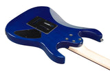 Ibanez GRX70QAL Left-Handed Transparent Blue Burst
