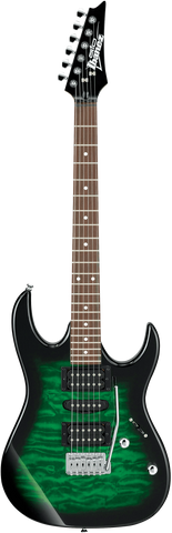 Ibanez GRX70QA Transparent Emerald Burst