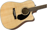 Fender CD-60SCE Walnut Fingerboard Natural