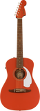 Fender Malibu Player Walnut Fingerboard Fiesta Red