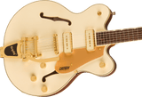 Gretsch Electromatic™ Pristine LTD Center Block Double-Cut with Bigsby® Laurel Fingerboard White Gold