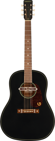 Gretsch Deltoluxe Dreadnought Walnut Fingerboard Black Top