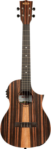 Kala KA-AM-B-CE Amara Tri-Top Baritone Ukulele w/ Cutaway & EQ