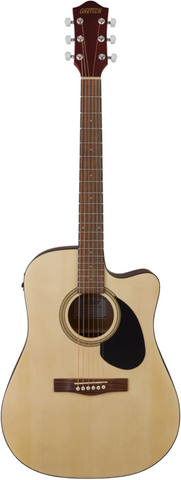Gretsch Prelude D100CE Dreadnought Cutaway Acoustic/Electric Walnut Fingerboard Natural