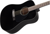 Fender CD-60 Dreadnought V3 Walnut Fingerboard Black w/Case