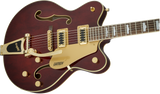 Gretsch G5422TG Electromatic® Hollow Body Double-Cut with Bigsby® and Gold Hardware Rosewood Fingerboard Walnut Stain