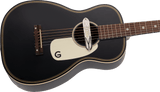 Gretsch G9520E Gin Rickey Acoustic/Electric with Soundhole Pickup Walnut Fingerboard Smokestack Black