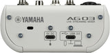 Yamaha AG03MK2 Live Streaming Mixer White