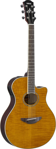 Yamaha APX600FM Flamed Maple Top Amber