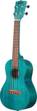 Kala Meranti Concert Ukulele Ocean Blue Watercolor