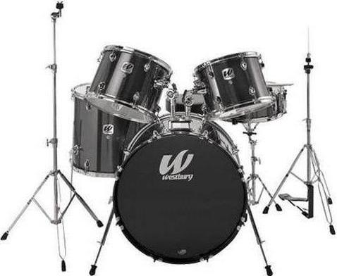 Westbury 5 Piece Studio Drum Kit With Throne In Black Sparkle