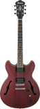 Ibanez AS53 Transparent Red Flat